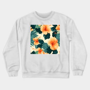 Hibiscus Flowers Pattern 19 Crewneck Sweatshirt
